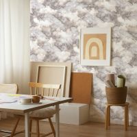 Обои Solo Maps E800402 Винил на флизелине (1,06*10) Бежевый/Серый, Мрамор — фото 2, Обои для стен