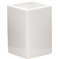 Стакан для зубных щеток Ridder Cube 2135101 Белый — фото 1, Стаканы для зубных щеток