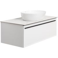 Тумба под раковину La Fenice Elba 100 FNC-01-ELB-B-100 подвесная Белая матовая — фото 2, Мебель для ванной