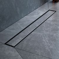 Душевой лоток AM.PM MasterFlow 60 W01SC-U11-060-04BM с Черной матовой решеткой / под плитку Tile — фото 12, Душевые лотки