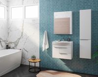 Тумба под раковину Aquaton Беверли 65 1A235301BV010 подвесная Белый глянец — фото 9, Тумбы под раковину