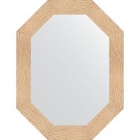 Зеркало Evoform Octagon 66x86 BY 7179 в багетной раме - Золотые дюны 90 мм — фото 1, Мебель для ванной