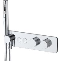 Смеситель для душа Allen Brau Liberty 5.33010-00 с термостатом Хром — фото 1, Смесители