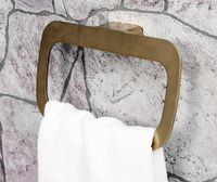 Кольцо для полотенец WasserKRAFT Aisch Золото матовое арт-K-5960 — фото 2, Полотенцедержатели