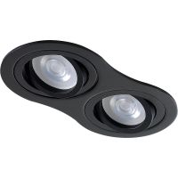 Встраиваемый светильник Crystal Lux CLT 001C2 BL Черный — фото 1, Точечные светильники