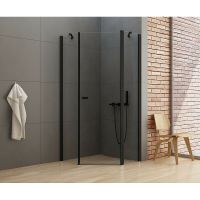 Товар: Душевой уголок New Trendy New Soleo Black 80х80 K-0612 профиль Черный стекло прозрачное - фото 2 Душевой уголок New Trendy New Soleo Black 80х80 K-0612 профиль Черный стекло прозрачное — фото 2, Душевые уголки