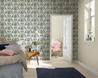 Обои RASCH Garden 687507 Винил на флизелине (0,53*10,05) Бежевый, Однотонные/Рогожка — фото 4, Обои для стен