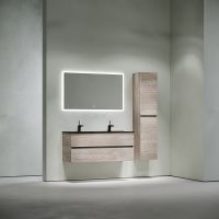 Тумба под раковину Sancos Urban 120 UR120-2EG подвесная Дуб Галифакс натуральный — фото 16, Тумбы под раковину