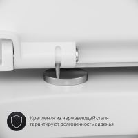Комплект унитаза с инсталляцией AM.PM Awe IS47001.111738 с сиденьем Микролифт и Белой клавишей смыва — фото 10, Комплекты унитаз + инсталляция