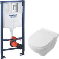 Товар: Комплект унитаза Villeroy&Boch O Novo 5660H101 с инсталляцией Grohe Rapid SL 38772001 с сиденьем Микролифт и клавишей смыва Хром - фото 1 Комплект унитаза Villeroy&Boch O Novo 5660H101 с инсталляцией Grohe Rapid SL 38772001 с сиденьем Микролифт и клавишей смыва Хром — фото 1, Комплекты унитаз + инсталляция