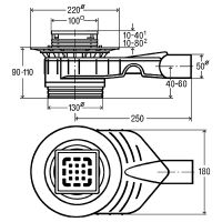 Товар: Душевой трап Viega Advantix Top 4914.10 669195 с решеткой Нержавеющая сталь - фото 3 Душевой трап Viega Advantix Top 4914.10 669195 с решеткой Нержавеющая сталь — фото 3, Трапы для душа