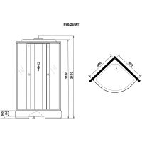 Товар: Душевая кабина Niagara Promo 80x80 P80/26/MT без гидромассажа - фото 12 Душевая кабина Niagara Promo 80x80 P80/26/MT без гидромассажа — фото 12, Душевые кабины