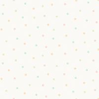 Обои детские Alessandro Allori Dolce Vita 2412-1 Винил на флизелине (1.06*10,05) Белый/Разноцветный, Горох — фото 1, Обои для стен