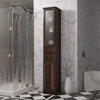 Товар: Шкаф пенал Opadiris Риспекто 30 L 00-00005834 Орех антикварный - фото 2 Шкаф пенал Opadiris Риспекто 30 L 00-00005834 Орех антикварный — фото 2, Мебель для ванной