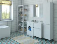 Тумба с раковиной Эстет Dallas Luxe 110 R ФР-00001966 Белая — фото 6, Тумбы с раковиной