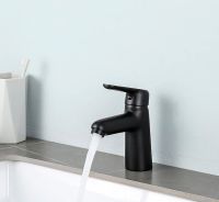 Смеситель для раковины Frap H17-6 Черный матовый арт-F1017-6 — фото 6, Смесители для раковины