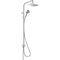 Душевая система Hansgrohe Vernis Shape Showerpipe 26282000 Хром — фото 1, Душевые стойки