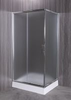 Душевой уголок Esbano ESR-8022 100x80 ESUGR8022 профиль Хром стекло рифленое — фото 2, Душевые уголки