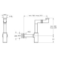 Товар: Сифон для раковины Vitra Syphon A45133 Хром - фото 3 Сифон для раковины Vitra Syphon A45133 Хром — фото 3, Сифоны для раковины