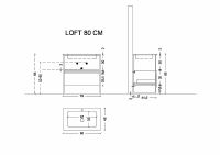 Товар: Тумба Boheme Armadi Art Loft 80 894-080-W подвесная Белая - фото 5 Тумба Boheme Armadi Art Loft 80 894-080-W подвесная Белая — фото 5, Мебель для ванной