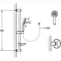 Товар: Душевой гарнитур Laguraty 2106 Хром - фото 10 Душевой гарнитур Laguraty 2106 Хром — фото 10, Душевые гарнитуры на штанге