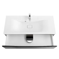 Тумба под раковину BelBagno Marino 110 подвесная Nero Lucido арт-MARINO-1100-2C-SO-NL-P — фото 6, Тумбы под раковину