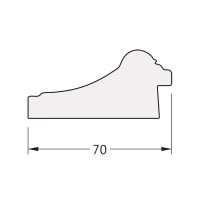 Зеркало Evoform Octagon 53x73 BY 7109 в багетной раме - Состаренное серебро с плетением 70 мм — фото 4, Мебель для ванной