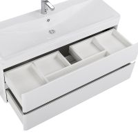 Тумба под раковину BelBagno 120 ALBANO-1200-2C-SO-BL подвесная Bianco Lucido — фото 9, Тумбы под раковину