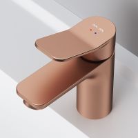 Смеситель для раковины AM.PM X-Joy F85A02144 Розовое золото — фото 4, Смесители для раковины