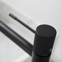 Смеситель для раковины Vincea Desire VBF-1D2MB Черный матовый — фото 2, Смесители