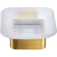 Товар: Мыльница Milacio Ultra MCU.952.GD Брашированное золото - фото 2 Мыльница Milacio Ultra MCU.952.GD Брашированное золото — фото 2, Мыльницы