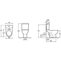 Товар: Унитаз Jacob Delafon Odeon Up 4956CK-00 без сиденья и бачка - фото 7 Унитаз Jacob Delafon Odeon Up 4956CK-00 без сиденья и бачка — фото 7, Напольные унитазы