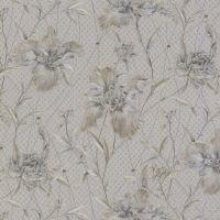 Обои Decori-Decori Bukhara 82753 Винил на флизелине (1,06*10,05) Серый/Бежевый, Цветы — фото 1, Обои для стен