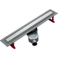 Товар: Душевой лоток Logan L002L-650 306890 с решеткой Нержавеющая сталь / под плитку - фото 1 Душевой лоток Logan L002L-650 306890 с решеткой Нержавеющая сталь / под плитку — фото 1, Душевые лотки