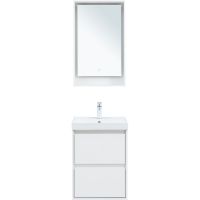 Товар: Тумба под раковину Aquanet Милан 50 336366 подвесная Белый глянец - фото 10 Тумба под раковину Aquanet Милан 50 336366 подвесная Белый глянец — фото 10, Мебель для ванной