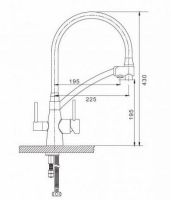 Смеситель для кухни Gappo G4398-9 Белый Черный — фото 13, Смесители для кухни