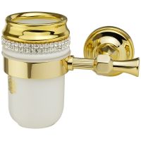 Стакан для зубных щеток Migliore Dubai 31252 Белый Золото — фото 2, Стаканы для зубных щеток