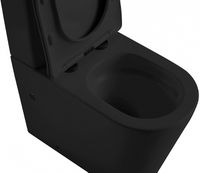 Товар: Унитаз компакт Abber Bequem AC1112TMB Черный матовый с бачком и сиденьем Микролифт - фото 7 Унитаз компакт Abber Bequem AC1112TMB Черный матовый с бачком и сиденьем Микролифт — фото 7, Напольные унитазы