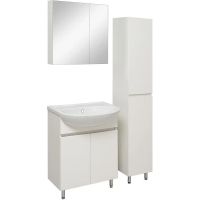 Зеркальный шкаф Runo Лада 60 00-00001159 Белый — фото 3, Зеркальные шкафы в ванную