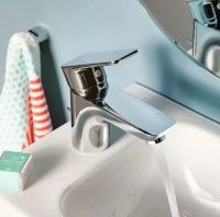 Смеситель для раковины Kludi Pure Solid 342900575 Хром — фото 2, Смесители для раковины