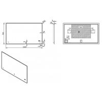 Зеркало Esbano 120 ESMI2073YDS с подсветкой с сенсорным выключателем с подогревом и часами — фото 3, Зеркала в ванную комнату