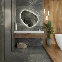 Керамогранит Primavera Cobar Nero Punch Carving PC209 60х120 см — фото 6, Керамогранит