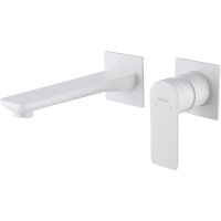 Смеситель для раковины Abber Weiss Insel AF8082FW Белый матовый — фото 1, Смесители для раковины