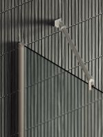 Душевая перегородка Maybah Glass MGD-713-5ш 1090x1950 в широком профиле Хром матовый стекло сатиновое — фото 7, Душевые перегородки