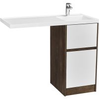 Товар: Тумба под раковину Aquaton Лондри 105 1A267001LHDY0 Дуб Кантри без фасада - фото 2 Тумба под раковину Aquaton Лондри 105 1A267001LHDY0 Дуб Кантри без фасада — фото 2, Тумбы под раковину