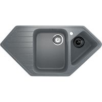 Кухонная мойка Ulgran Classic U-409-309 Темно-серая — фото 1, Кухонные мойки