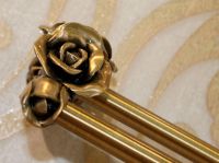 Полотенцедержатель Art&Max Rose AM-B-0917-B Бронза — фото 2, Полотенцедержатели