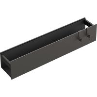 Металлическая полка Boheme Space 10966-GM Оружейная сталь — фото 1, Полки для ванной и душа