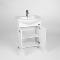 Тумба под раковину VIANT Милан 60 VMIL60BA-T2ST Белая — фото 4, Мебель для ванной