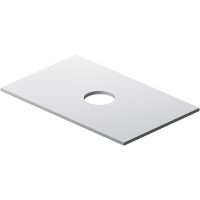 Столешница под раковину AM.PM Func 80 M8FST0801WG Белая глянцевая — фото 1, Столешницы под раковину